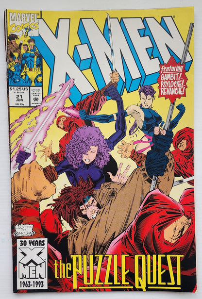 X-MEN #21 1993 [I01] X-Men MARVEL COMICS