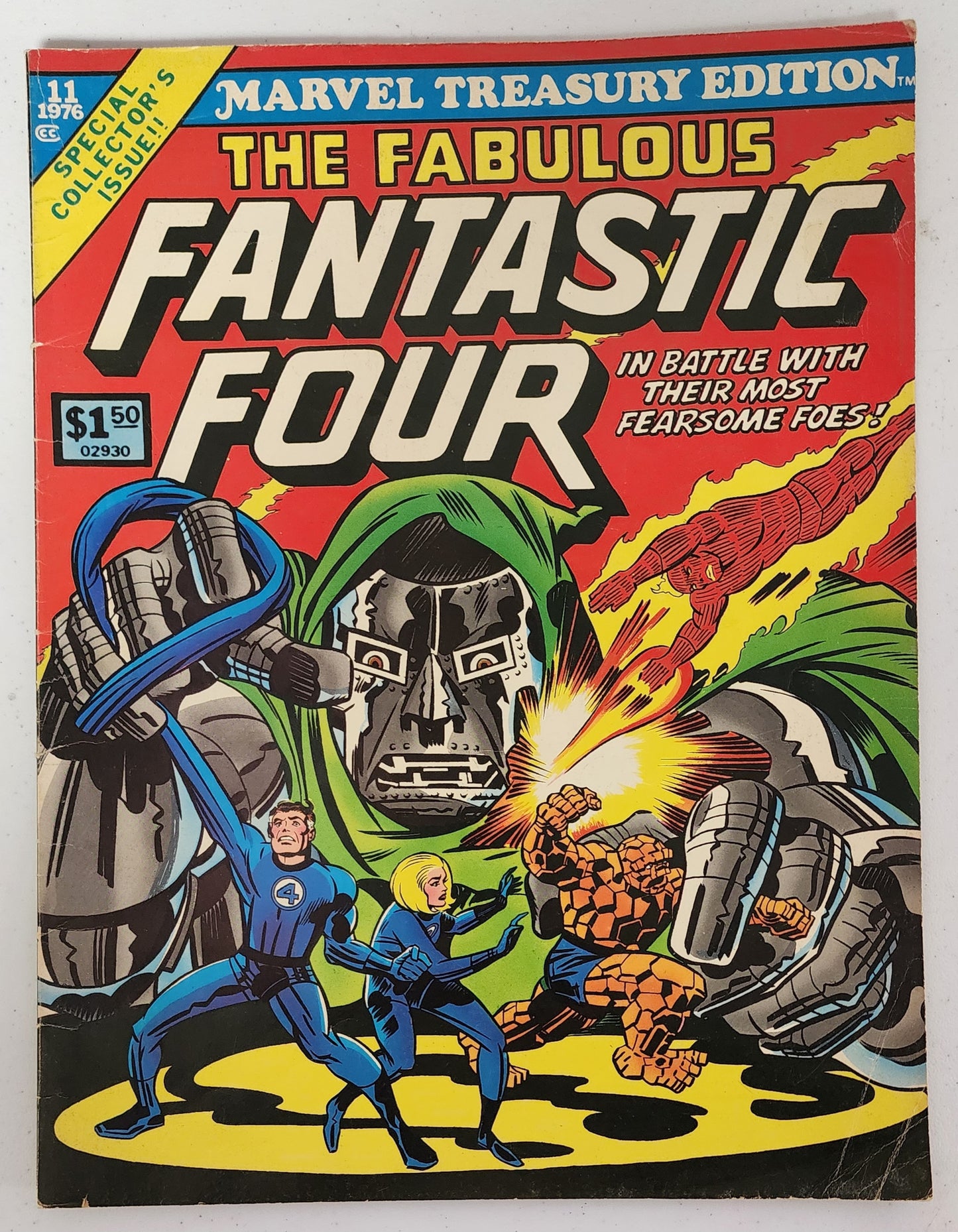 FABULOUS FANTASTIC FOUR #11 TREASURY EDITION 1976 Fantastic Four MARVEL COMICS