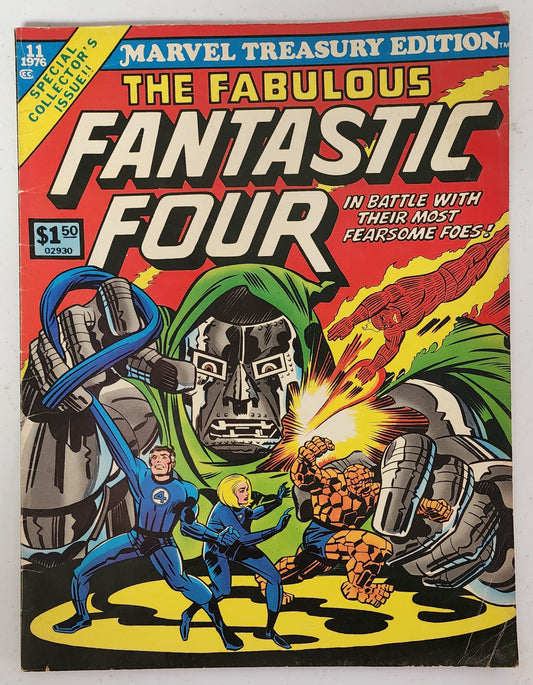 FABULOUS FANTASTIC FOUR #11 TREASURY EDITION 1976 Fantastic Four MARVEL COMICS