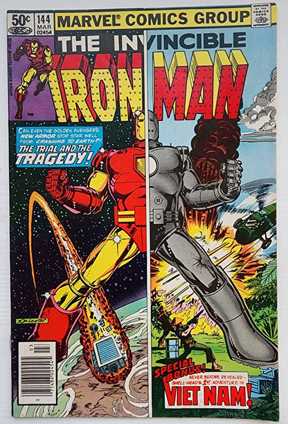 IRON MAN #144 NEWSSTAND 1981 Iron Man MARVEL COMICS