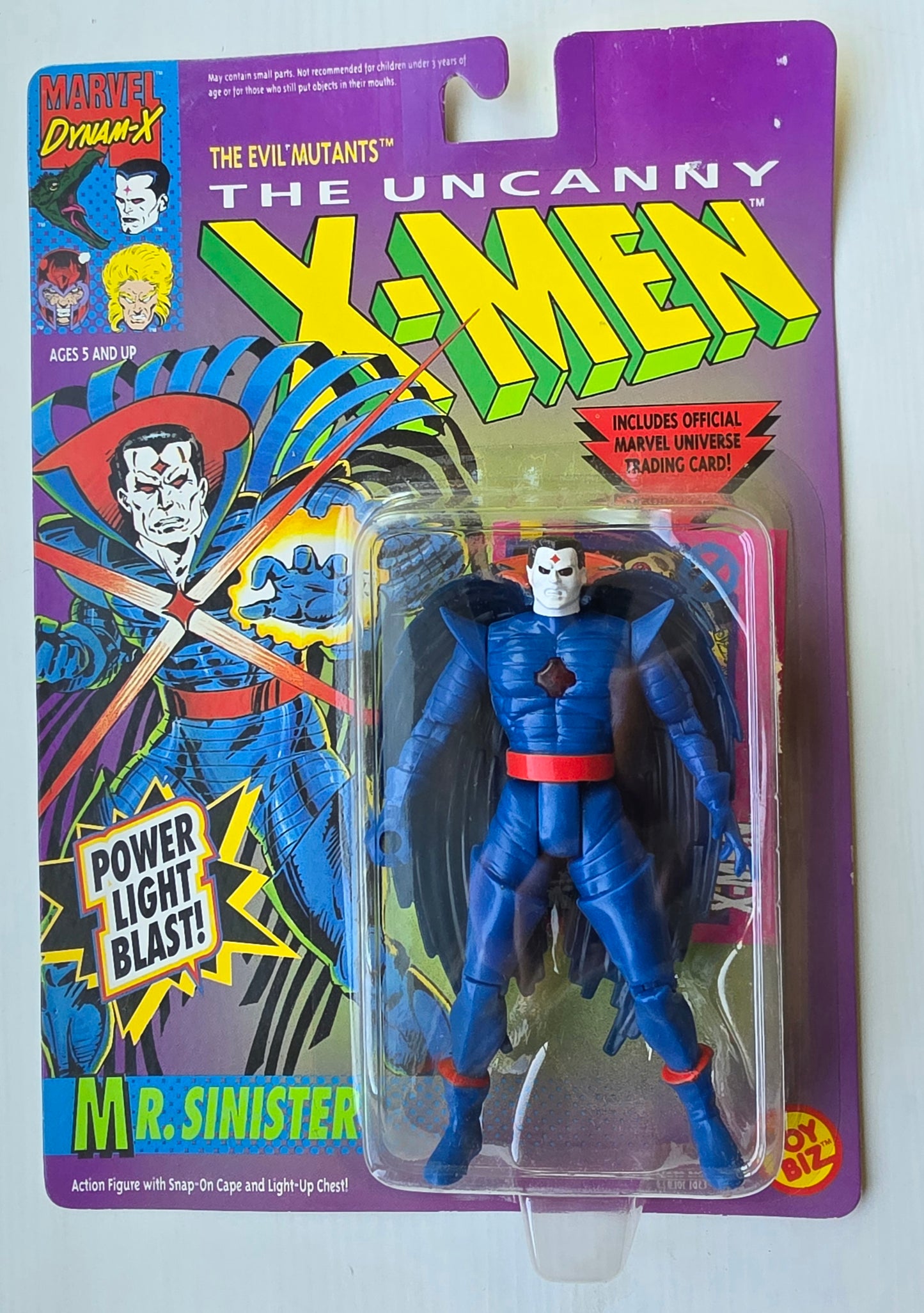 TOY BIZ UNCANNY X-MEN MR SINISTER ACTION FIGURE 1992 X-Men Toy Biz