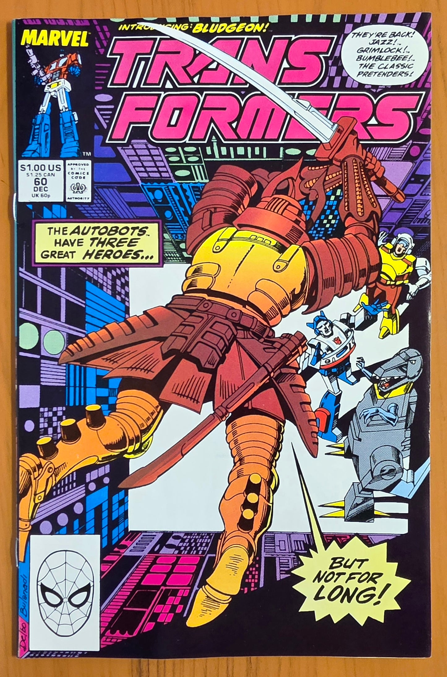 TRANSFORMERS #60 1989 Transformers MARVEL COMICS