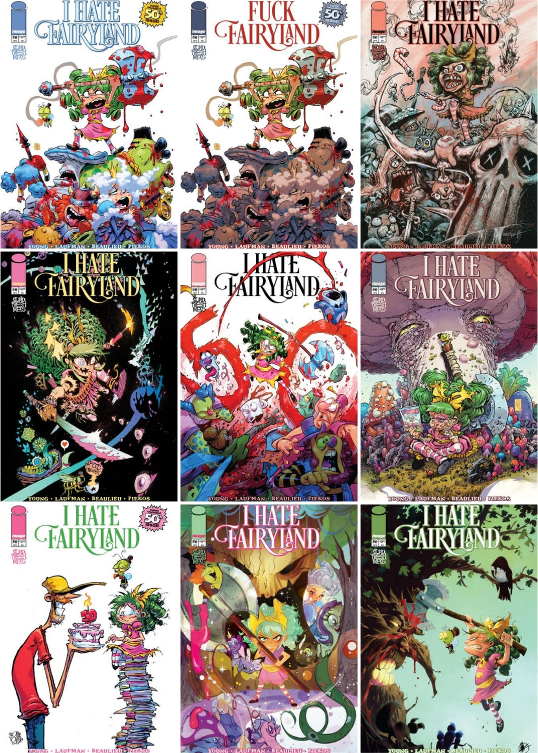 I HATE FAIRYLAND #50 9 COVER SET 2026 IMAGE COMICS