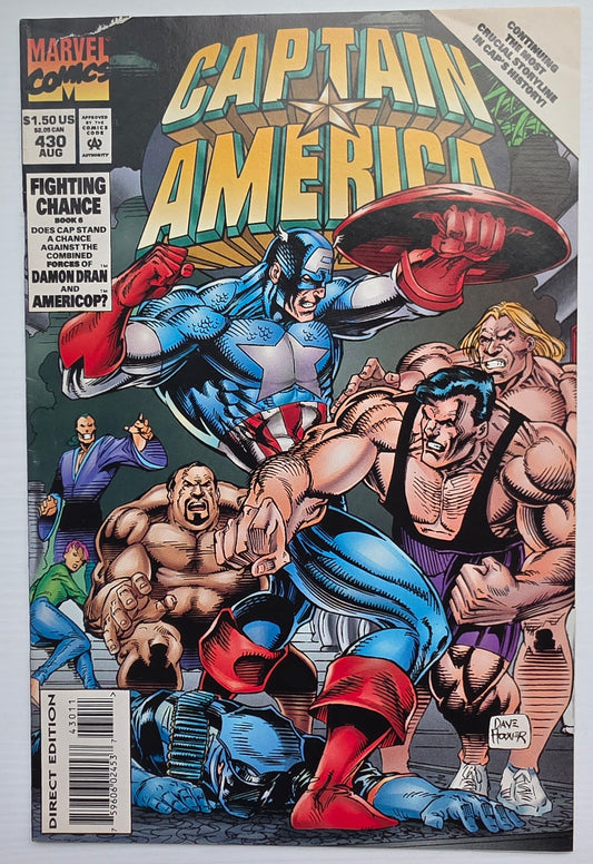 Captain America #430 1994 Captain America MARVEL COMICS