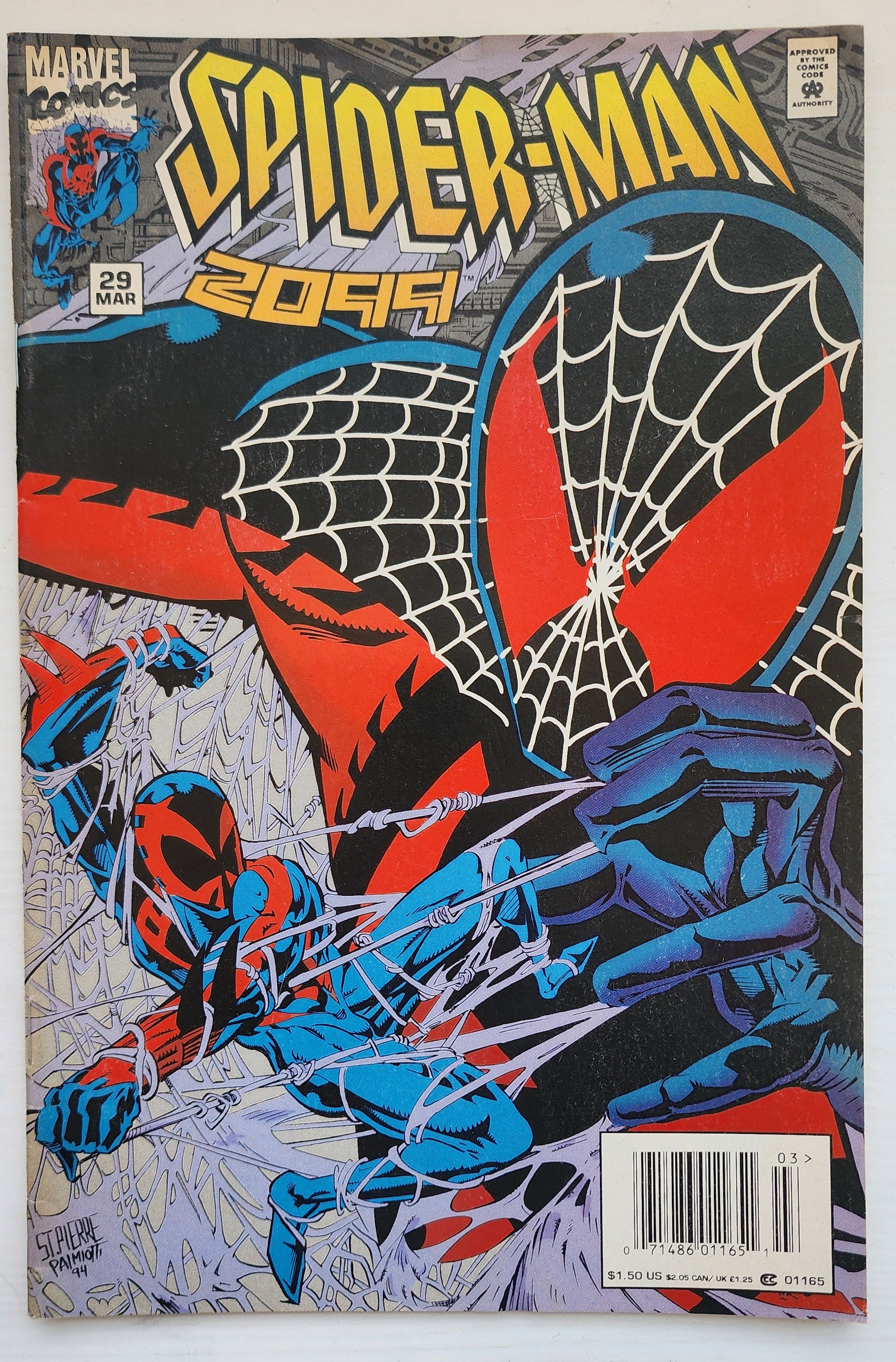 SPIDER-MAN 2099 #29 NEWSSTAND 1995 Spider-Man 2099 MARVEL COMICS