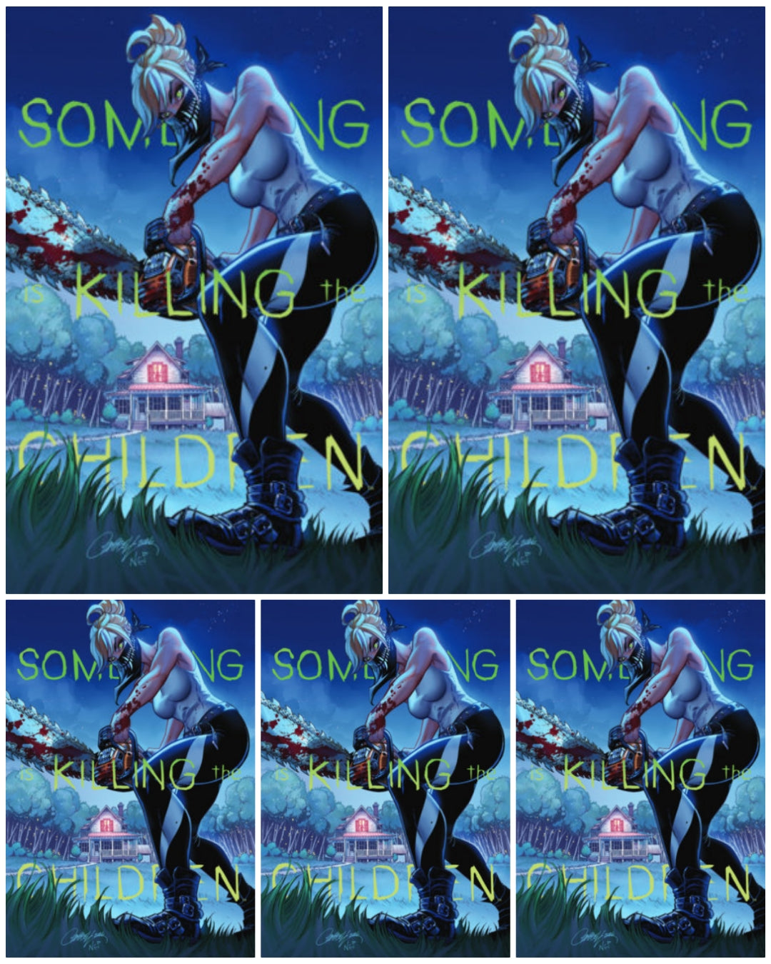 10/07/2026 SOMETHING IS KILLING THE CHILDREN #50 L FOC J SCOTT CAMPBELL VARIANT SET OF 5 COPIES