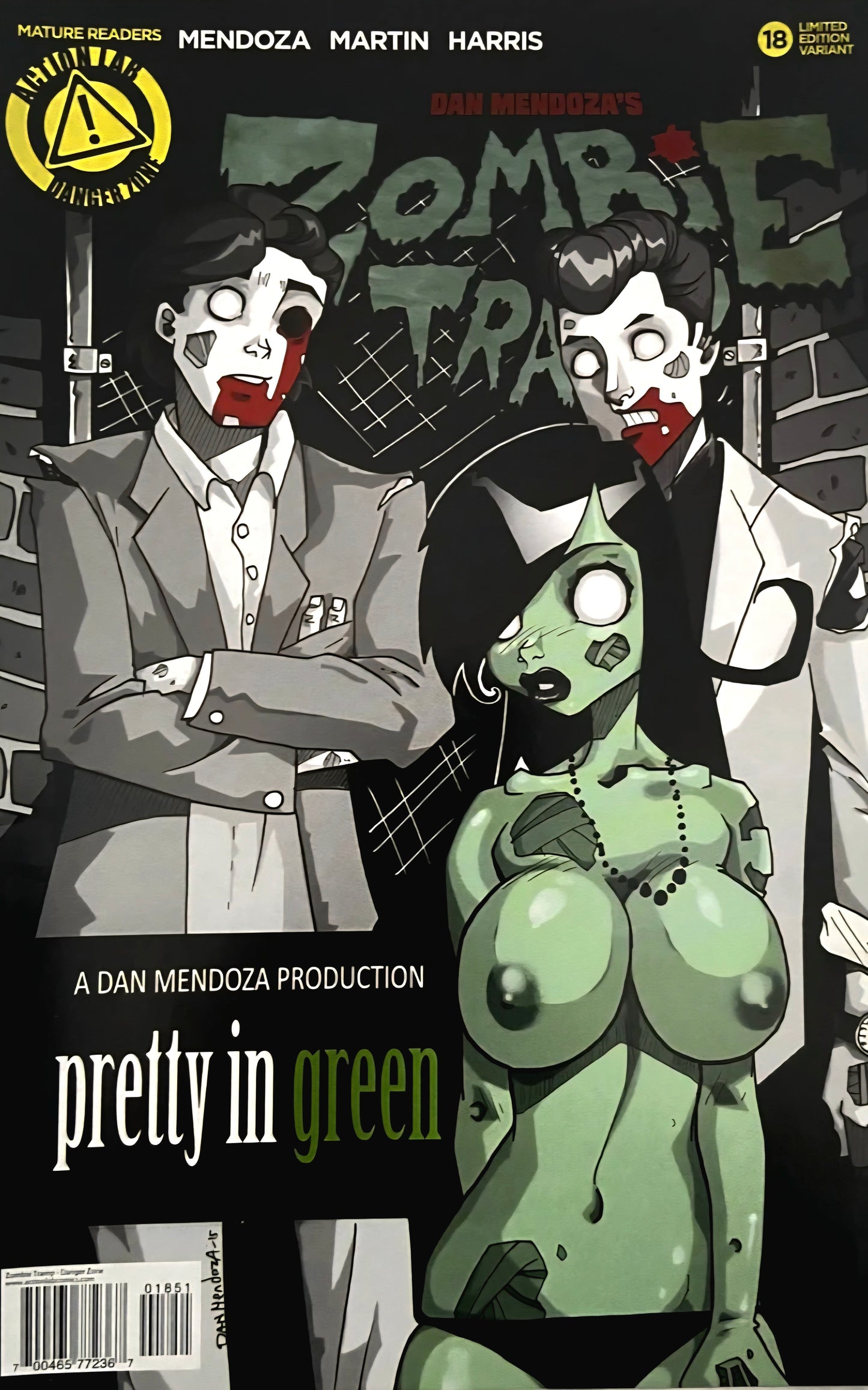 ZOMBIE TRAMP #18 MENDOZA RISQUE VARIANT 2015 Zombie Tramp IMAGE COMICS