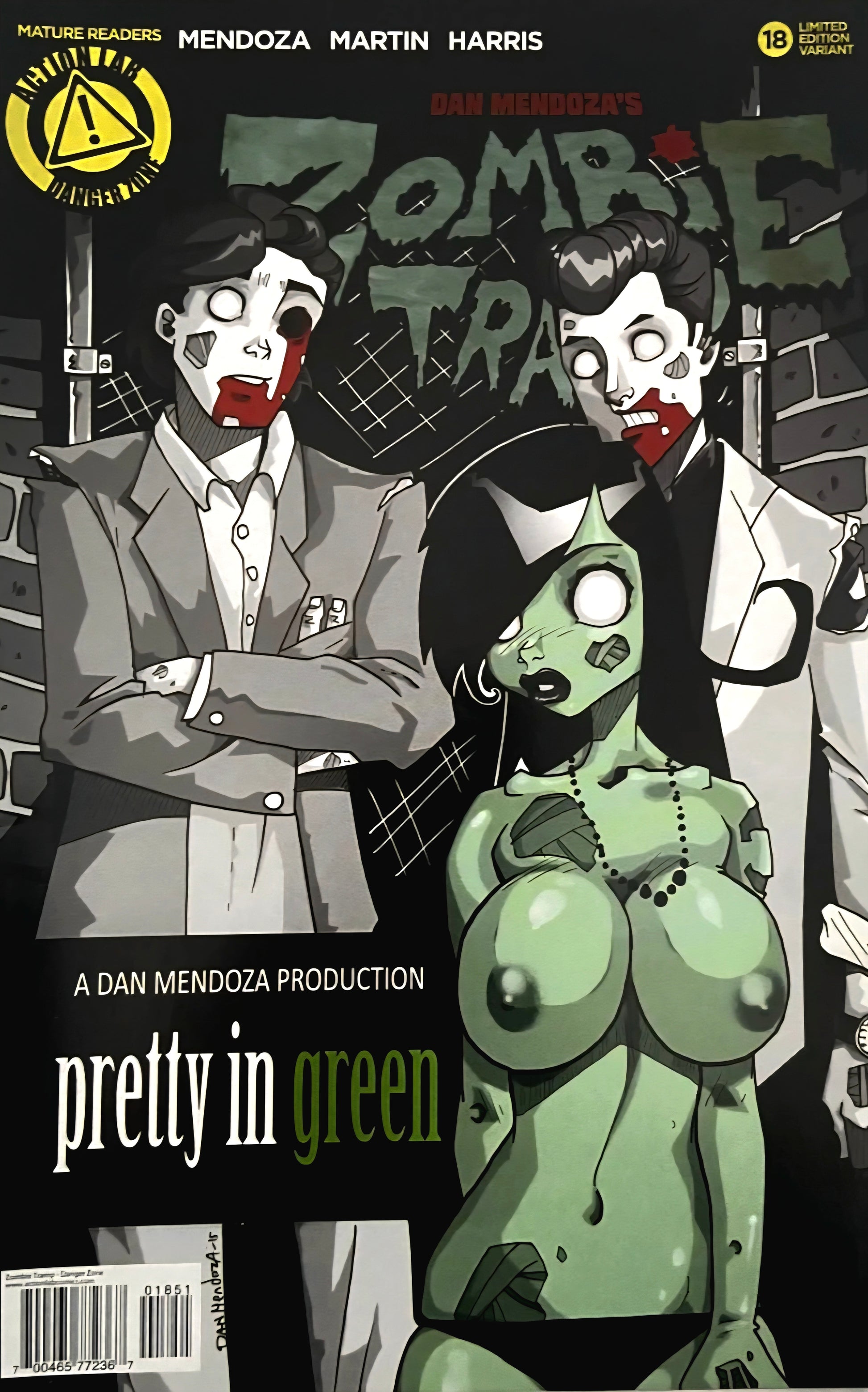 ZOMBIE TRAMP #18 MENDOZA RISQUE VARIANT 2015 Zombie Tramp IMAGE COMICS