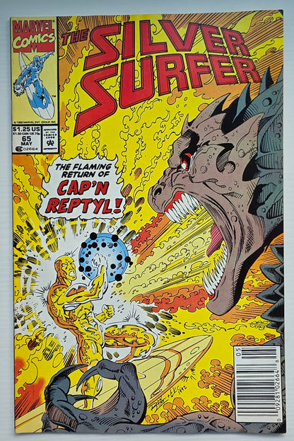 SILVER SURFER #65 1992 NEWSSTAND Silver Surfer MARVEL COMICS