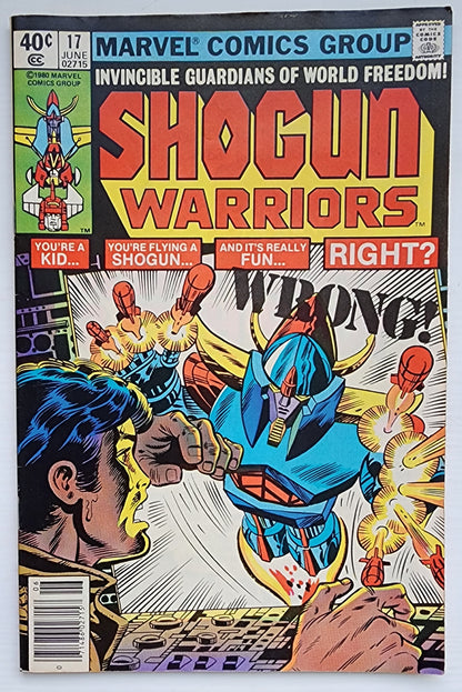 SHOGUN WARRIORS #17 NEWSSTAND 1979 Shogun Warriors MARVEL COMICS