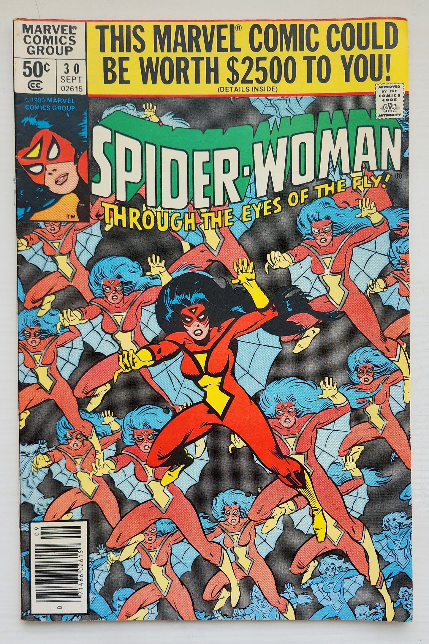 SPIDER-WOMAN #30 NEWSSTAND 1980 Spider-Woman MARVEL COMICS
