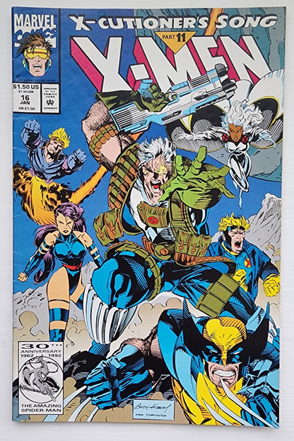 X-MEN #16 1992 [I01] X-Men MARVEL COMICS