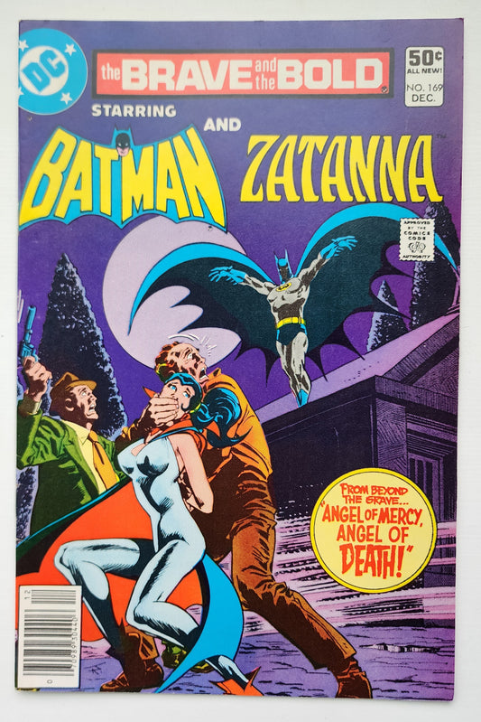 BRAVE AND BOLD #169 BATMAN ZATANNA NEWSSTAND 1980 Brave and the Bold DC Comics