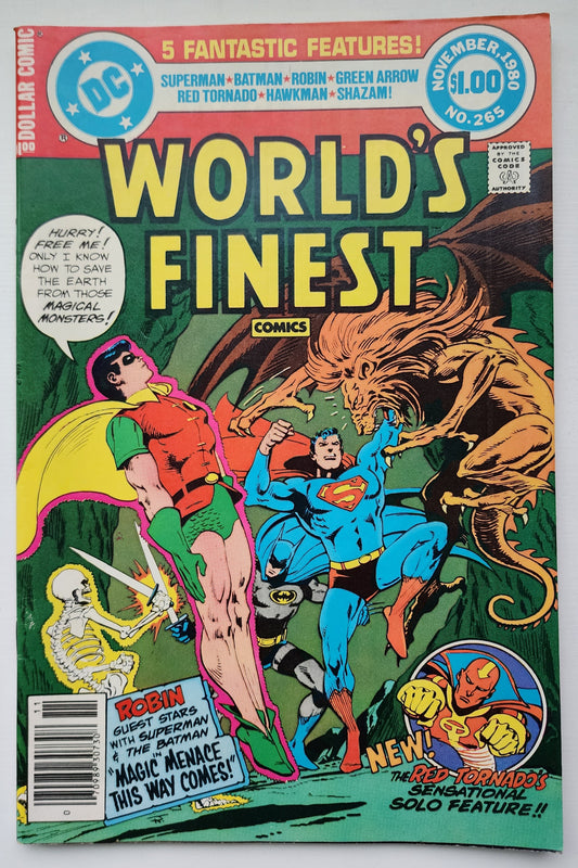 WORLDS FINEST #265 1980 NEWSSTAND Worlds Finest DC Comics
