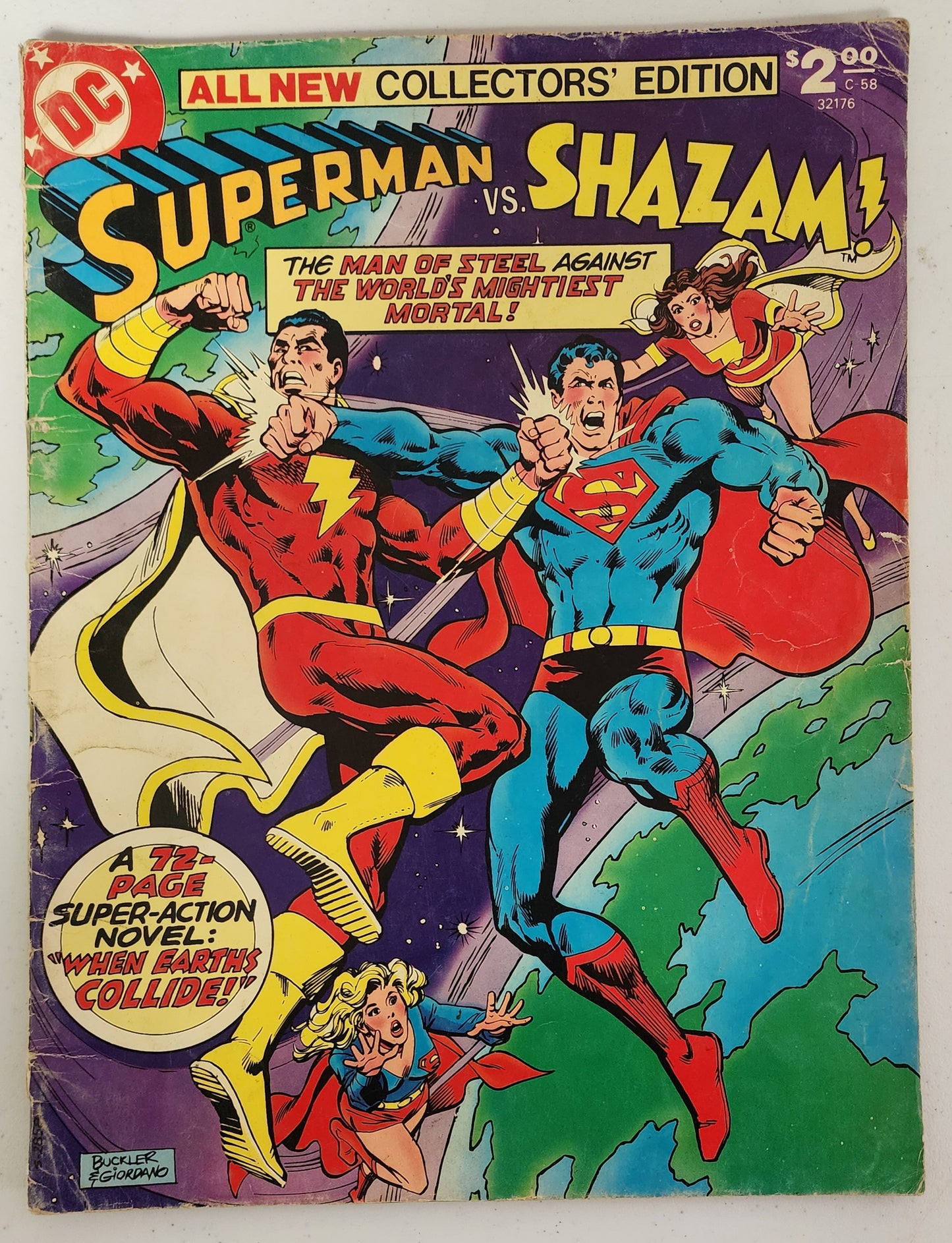 ALL NEW COLLECTORS EDITION C-58 SUPERMAN SHAZAM TREASURY SIZE 1978 Justice League of America DC COMICS