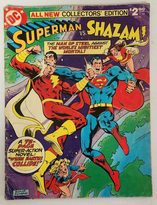 ALL NEW COLLECTORS EDITION C-58 SUPERMAN SHAZAM TREASURY SIZE 1978 Justice League of America DC COMICS