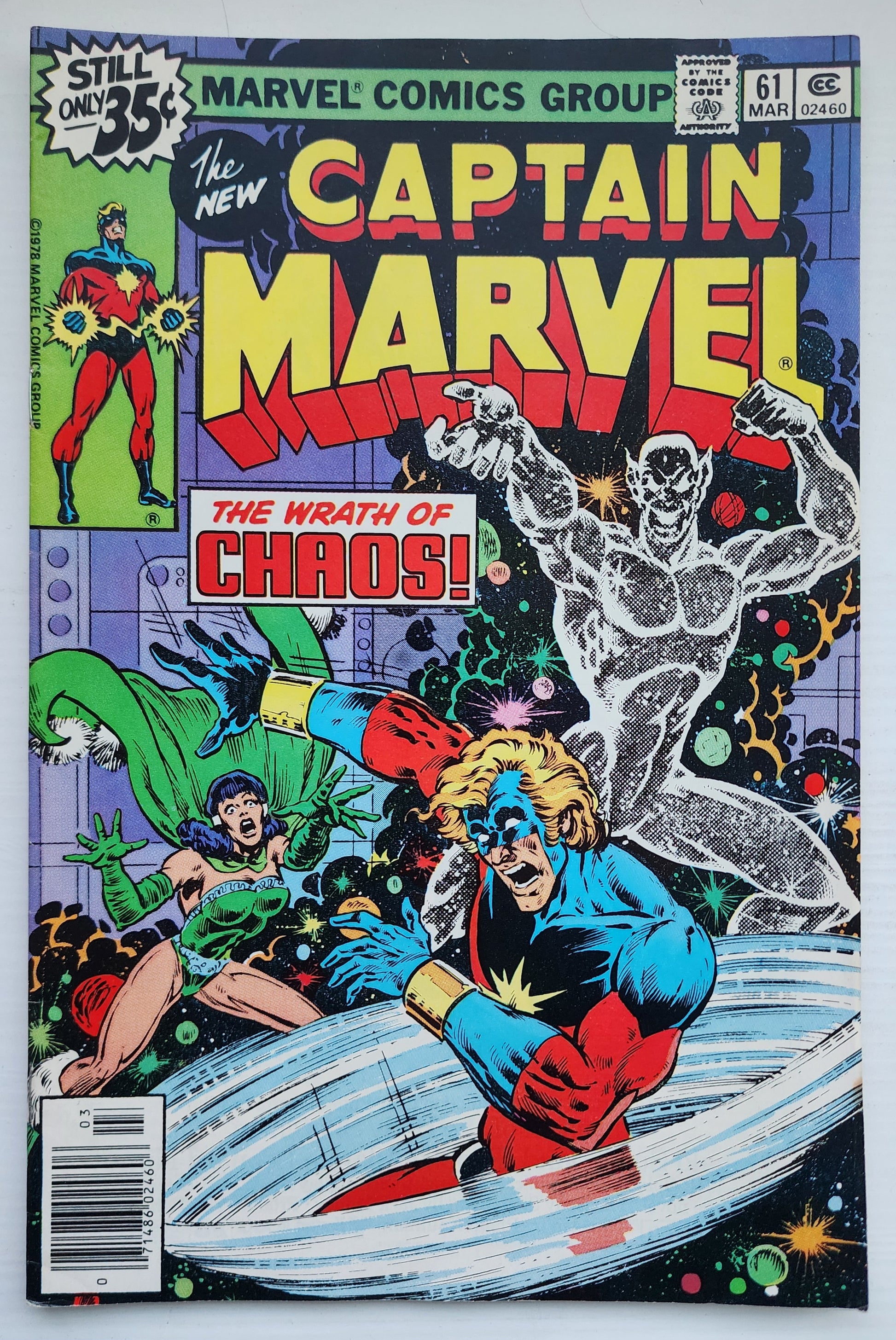 CAPTAIN MARVEL #61 NEWSSTAND 1980 Captain Marvel MARVEL COMICS