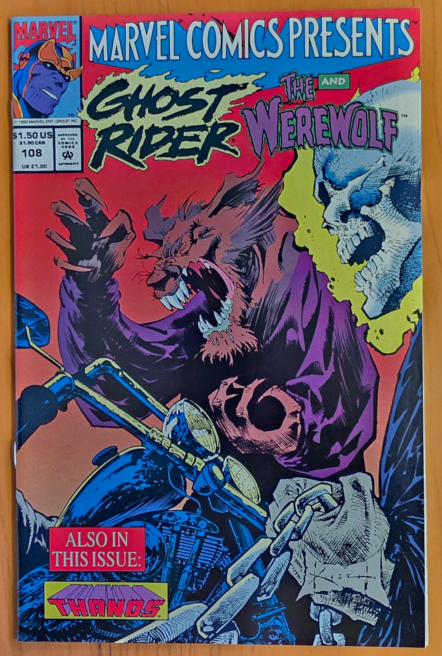 MARVEL COMICS PRESENTS #108 1992 SAM KIETH [J01] Marvel Comics Presents MARVEL COMICS