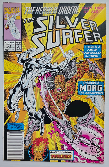 SILVER SURFER #71 1992 NEWSSTAND Silver Surfer MARVEL COMICS