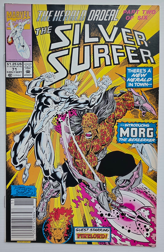 SILVER SURFER #71 1992 NEWSSTAND Silver Surfer MARVEL COMICS