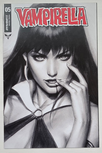 VAMPIRELLA #5 ARTGERM SNEAK PEEK CHARCOAL FOC 1:15 VARIANT 2019