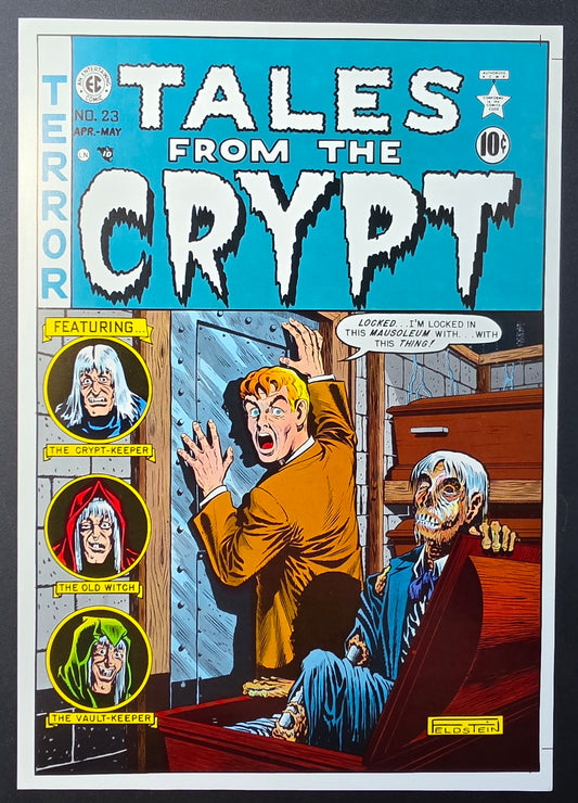EC COMICS TALES FROM THE CRYPT #23 1979 POSTER PRINT 13"x9" [J02] EC Comics EC Comics