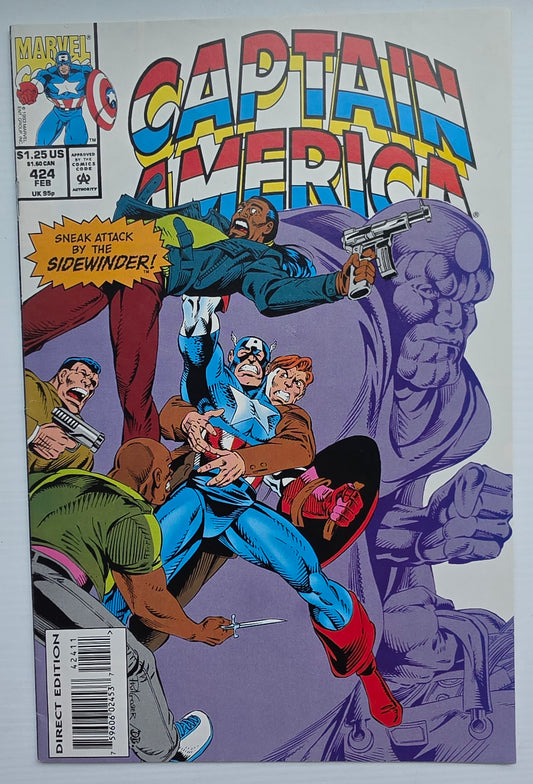 CAPTAIN AMERICA #424 1994 Spider-Man MARVEL COMICS