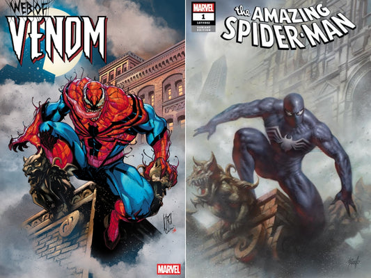 04/08/2026 FREE WEB OF VENOM #1 w PURCHASE OF AMAZING SPIDER-MAN #1 SSCO LUCIO PARRILLO HOMAGE VARIANT 2018