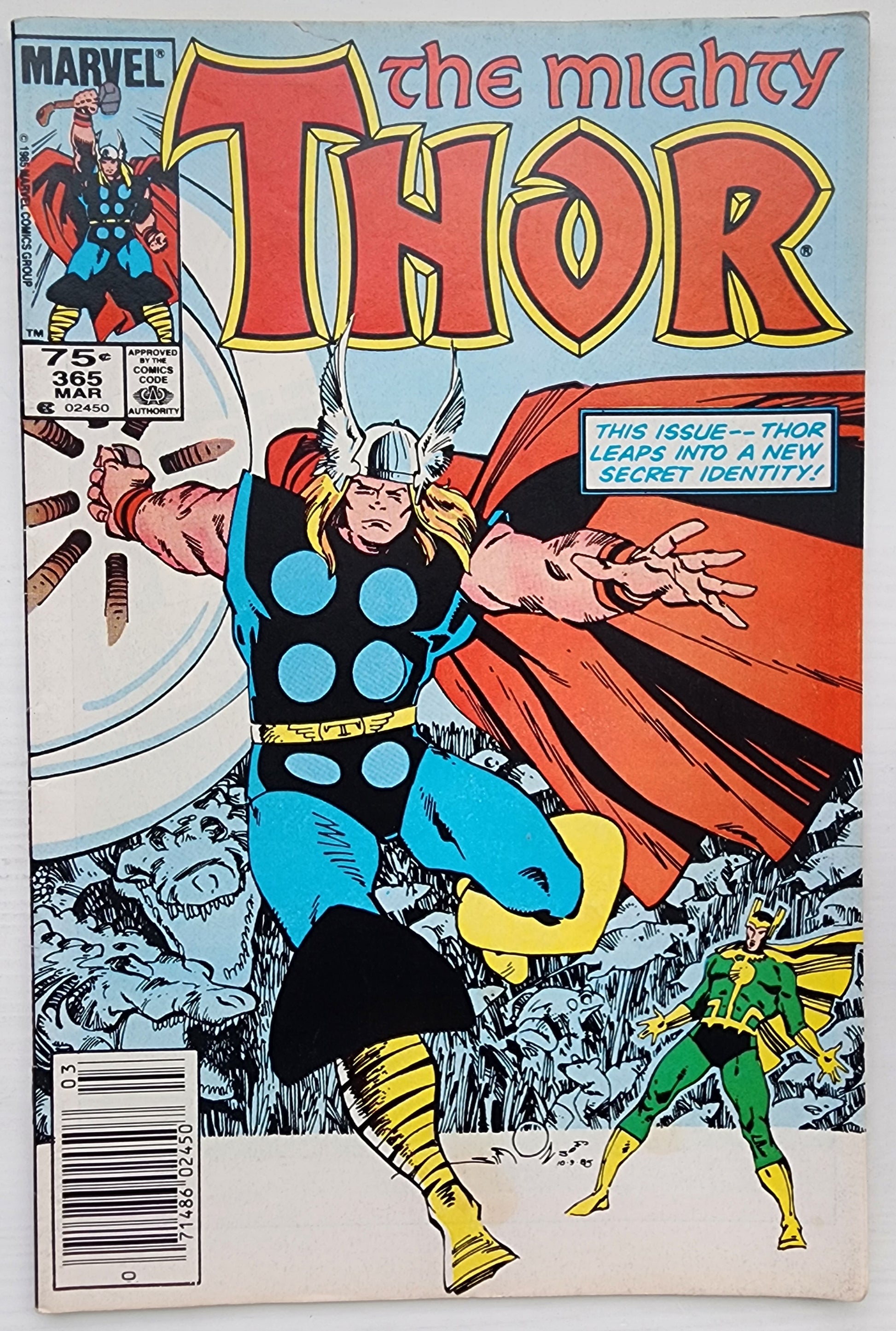 THOR #365 NEWSSTAND 1986 Thor MARVEL COMICS