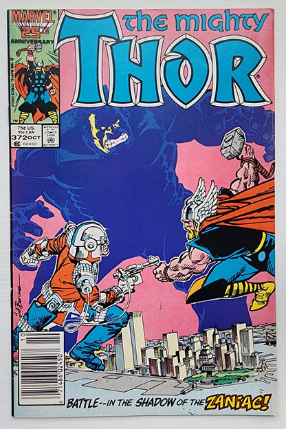 THOR #372 NEWSSTAND 1986 Thor MARVEL COMICS