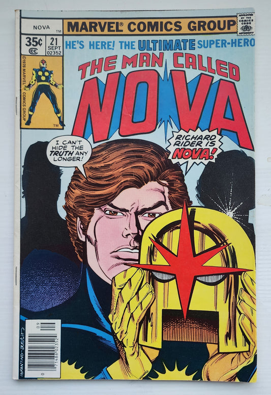 NOVA #21 NEWSSTAND 1978 Nova MARVEL COMICS