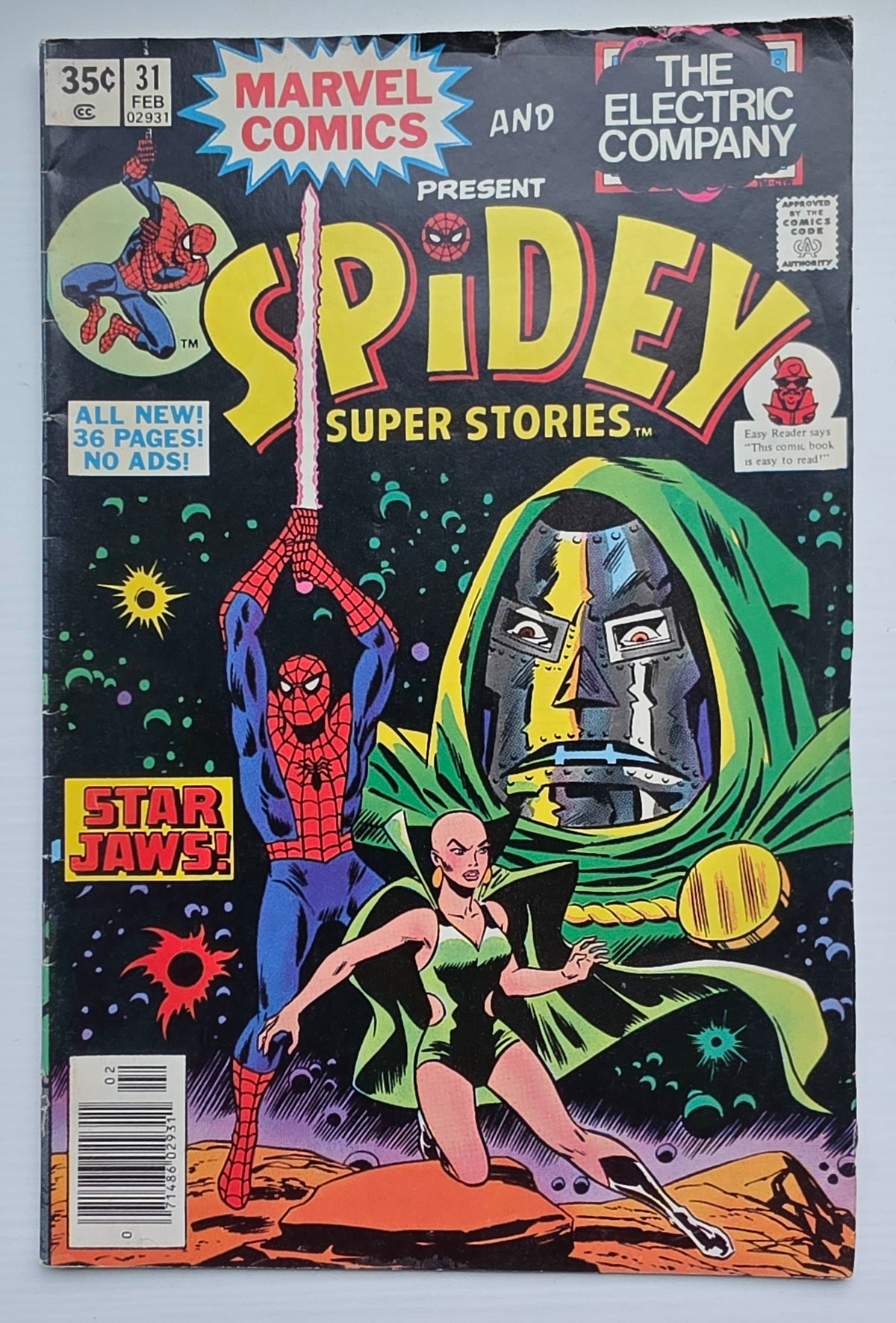 Spidey Super Stories #31 Star Wars Homage 1978 Newsstand Amazing Spider-Man MARVEL COMICS