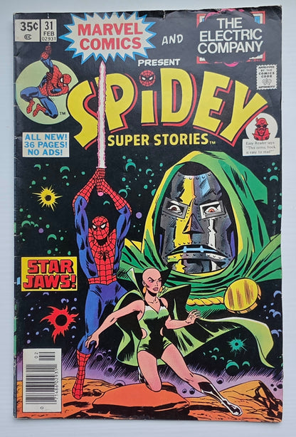 Spidey Super Stories #31 Star Wars Homage 1978 Newsstand Amazing Spider-Man MARVEL COMICS