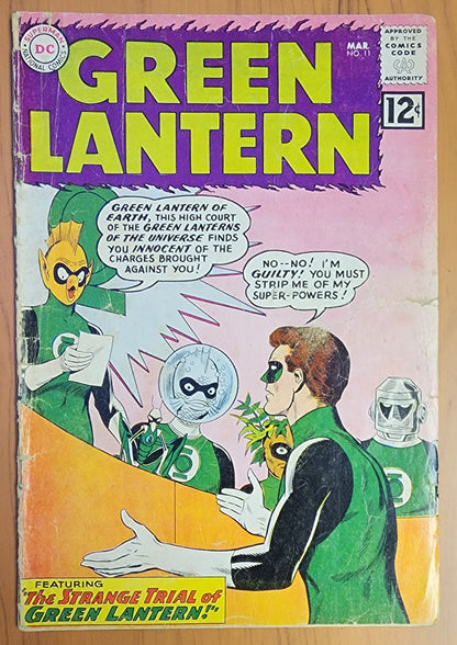 GREEN LANTERN #11 1962 (1ST APP STEL MEDPHYLL) Green Lantern DC COMICS