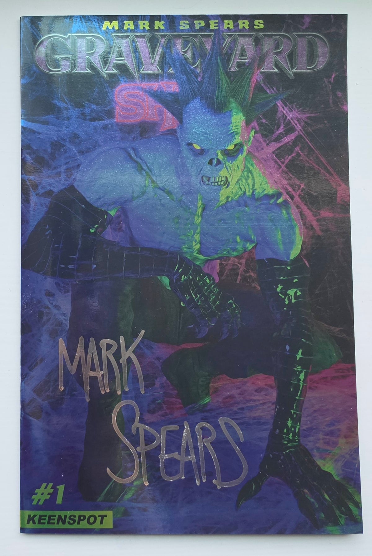 2026 Mark Spears Graveyard Shift #1 Chrome Signature Blind Bag 1:1000 Variant KEENSPOT ENTERTAINMENT