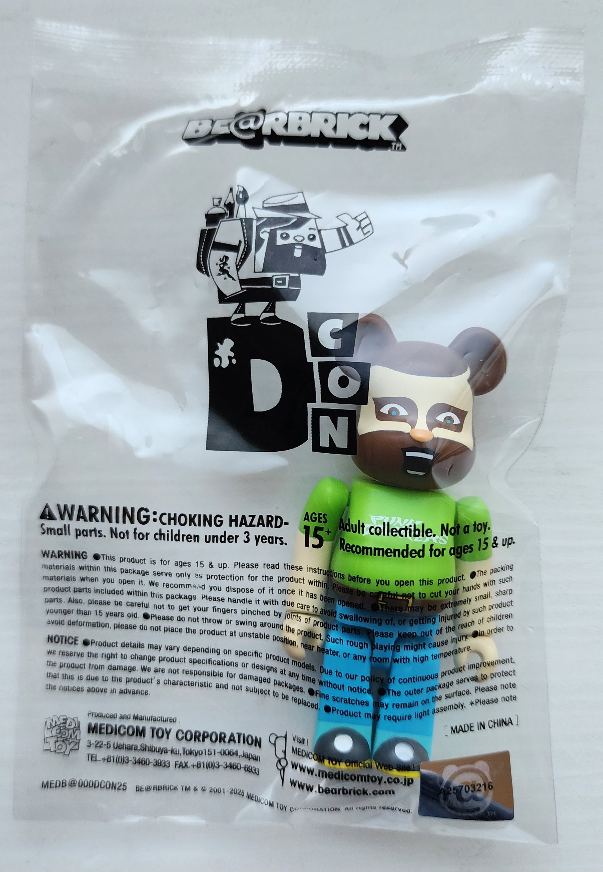PUNK DRUNKERS VINCENT AITSU 100% BE@RBRICK DESIGNERCON VIP EXCLUSIVE BE@RBRICK