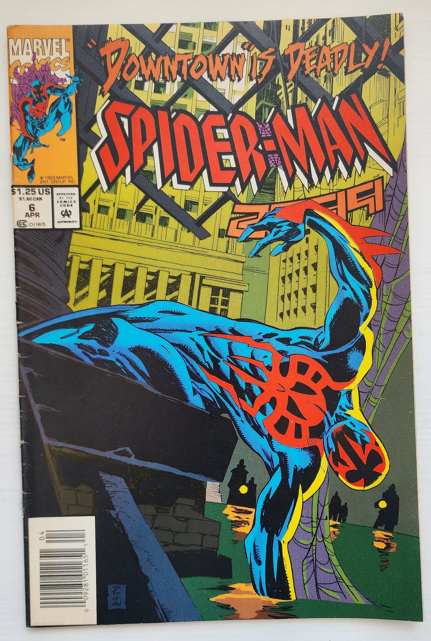SPIDER-MAN 2099 #6 NEWSSTAND 1993 Spider-Man 2099 MARVEL COMICS
