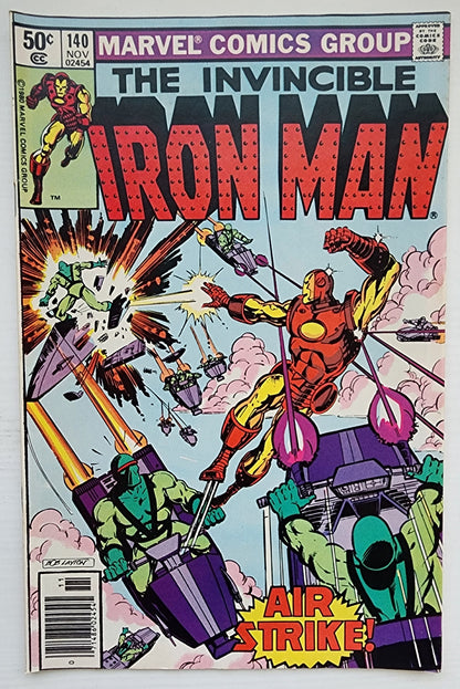 IRON MAN #140 NEWSSTAND 1980 Iron Man MARVEL COMICS