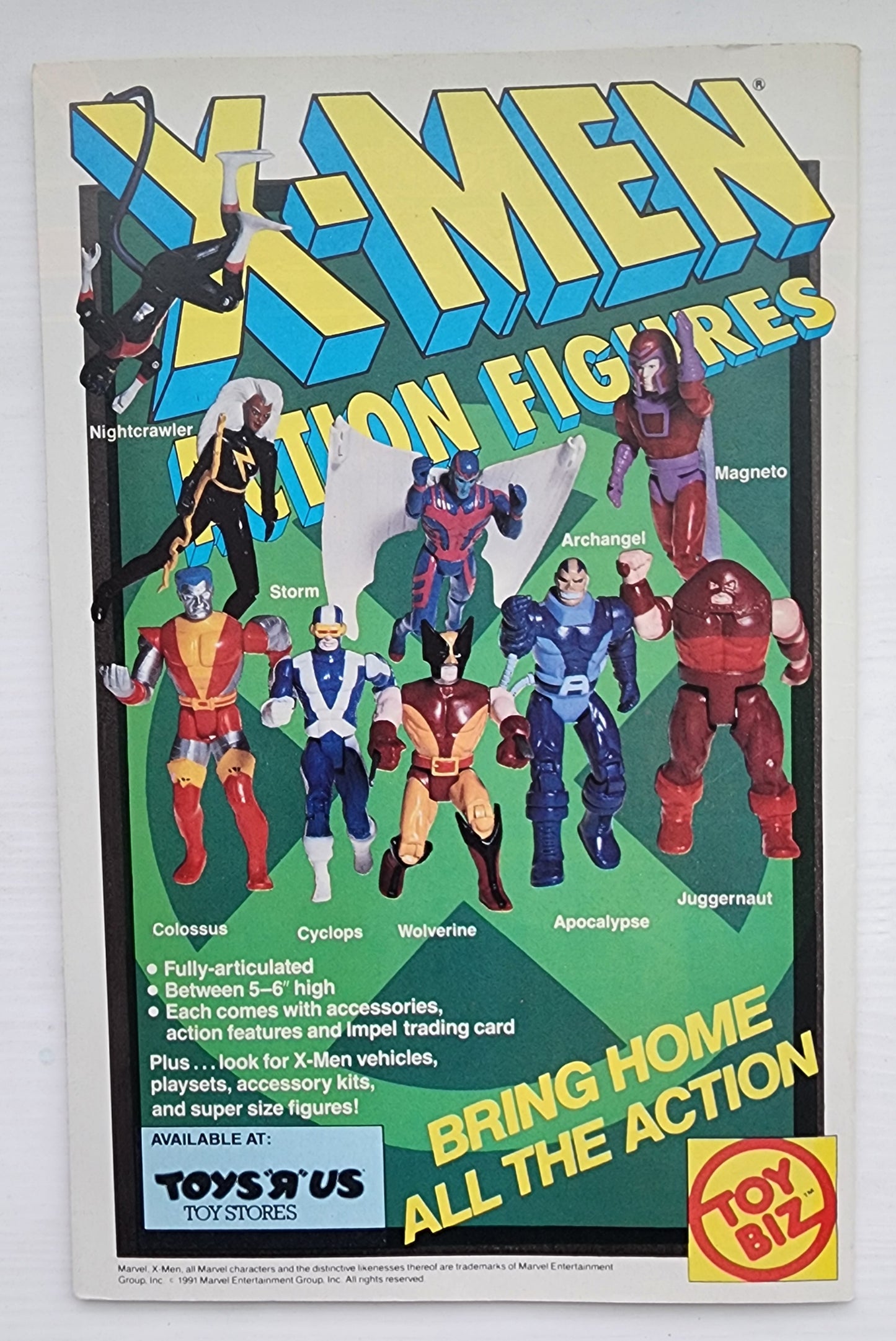 X-MEN #1 JIM LEE CYCLOPS WOLVERINE NEWSSTAND 1991 X-Men MARVEL COMICS