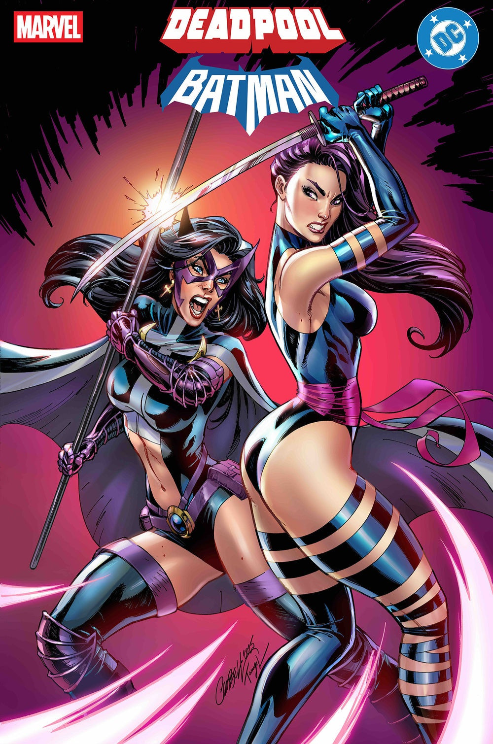 MARVEL DC DEADPOOL BATMAN #1 J SCOTT CAMPBELL VARIANT 2025 Marvel