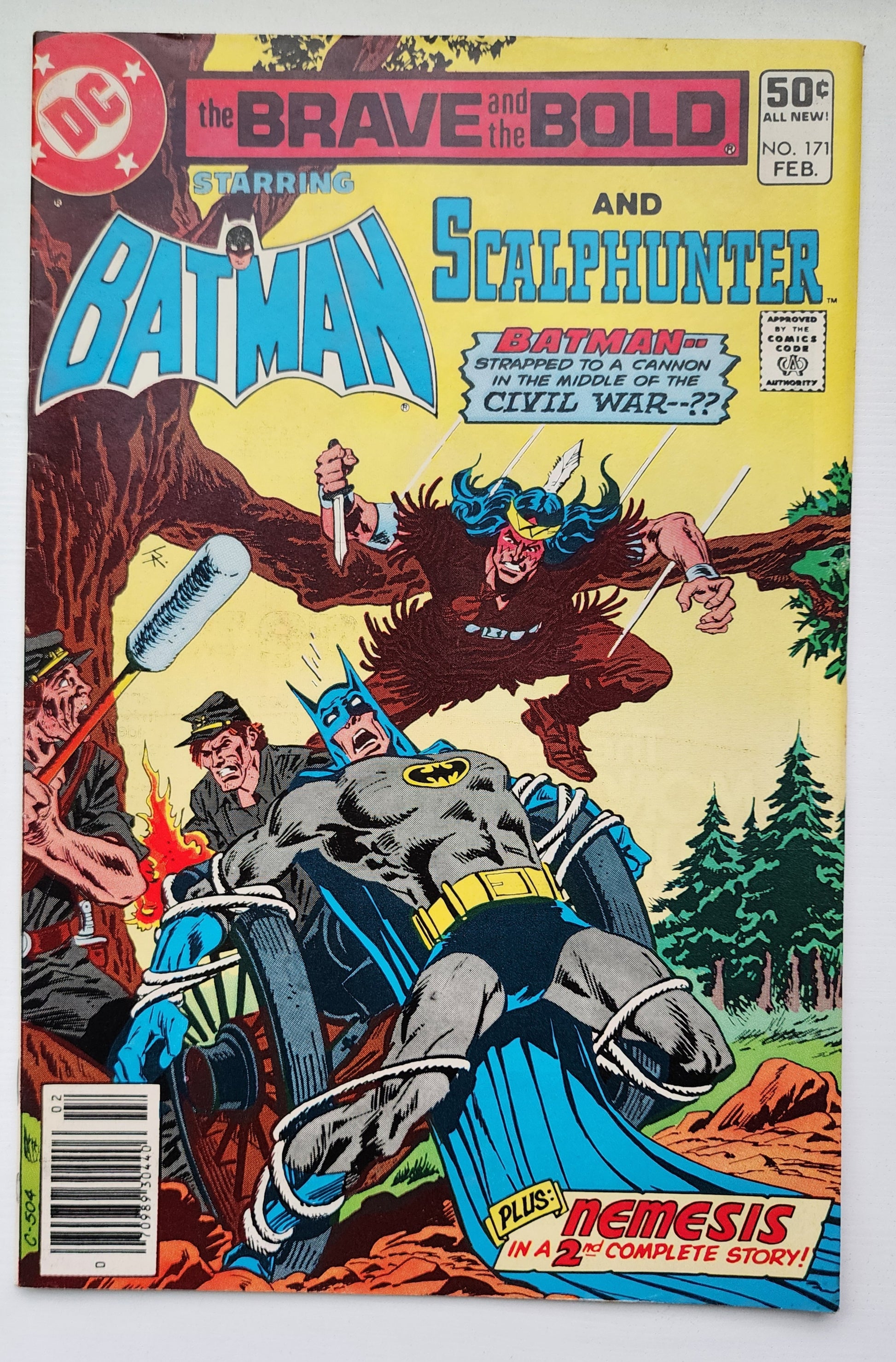 BRAVE AND BOLD #171 BATMAN SCALPHUNTER NEWSSTAND 1981 Brave and the Bold DC Comics