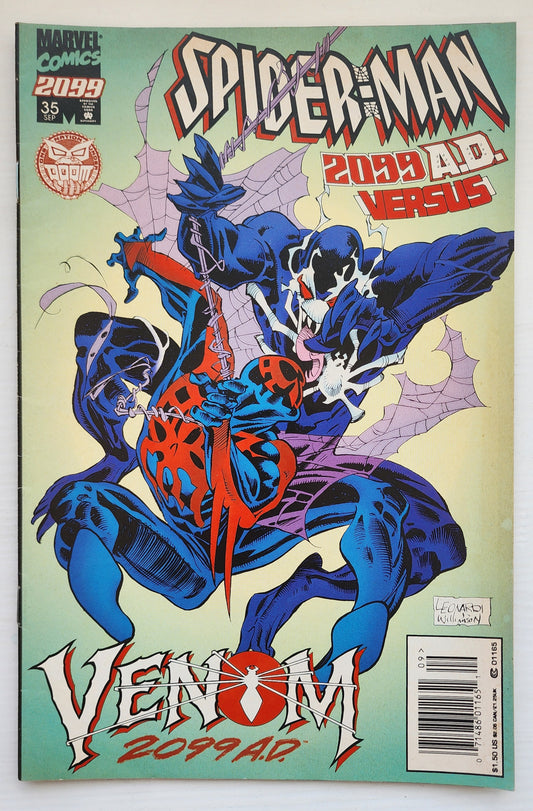 SPIDER-MAN 2099 #35 NEWSSTAND 1995 Spider-Man 2099 MARVEL COMICS