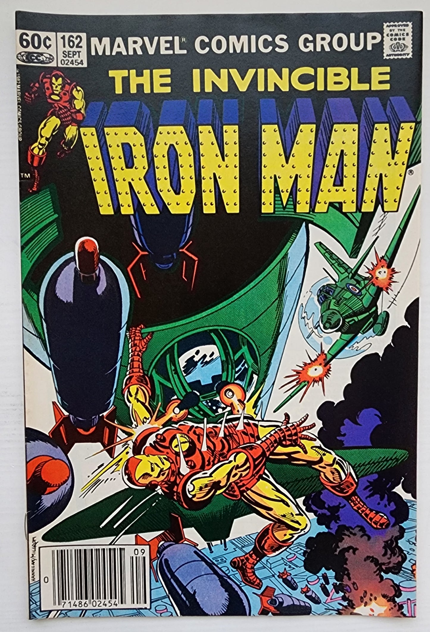 IRON MAN #162 NEWSSTAND 1982 Iron Man MARVEL COMICS