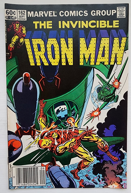 IRON MAN #162 NEWSSTAND 1982 Iron Man MARVEL COMICS