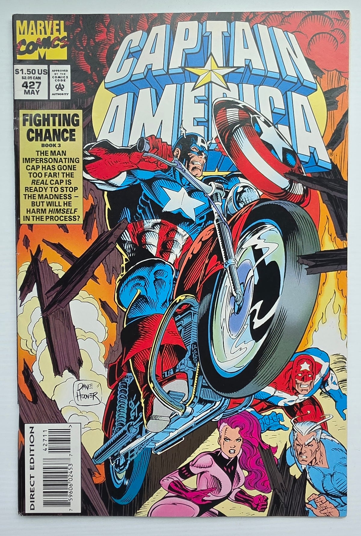 CAPTAIN AMERICA #427 1994 Spider-Man MARVEL COMICS