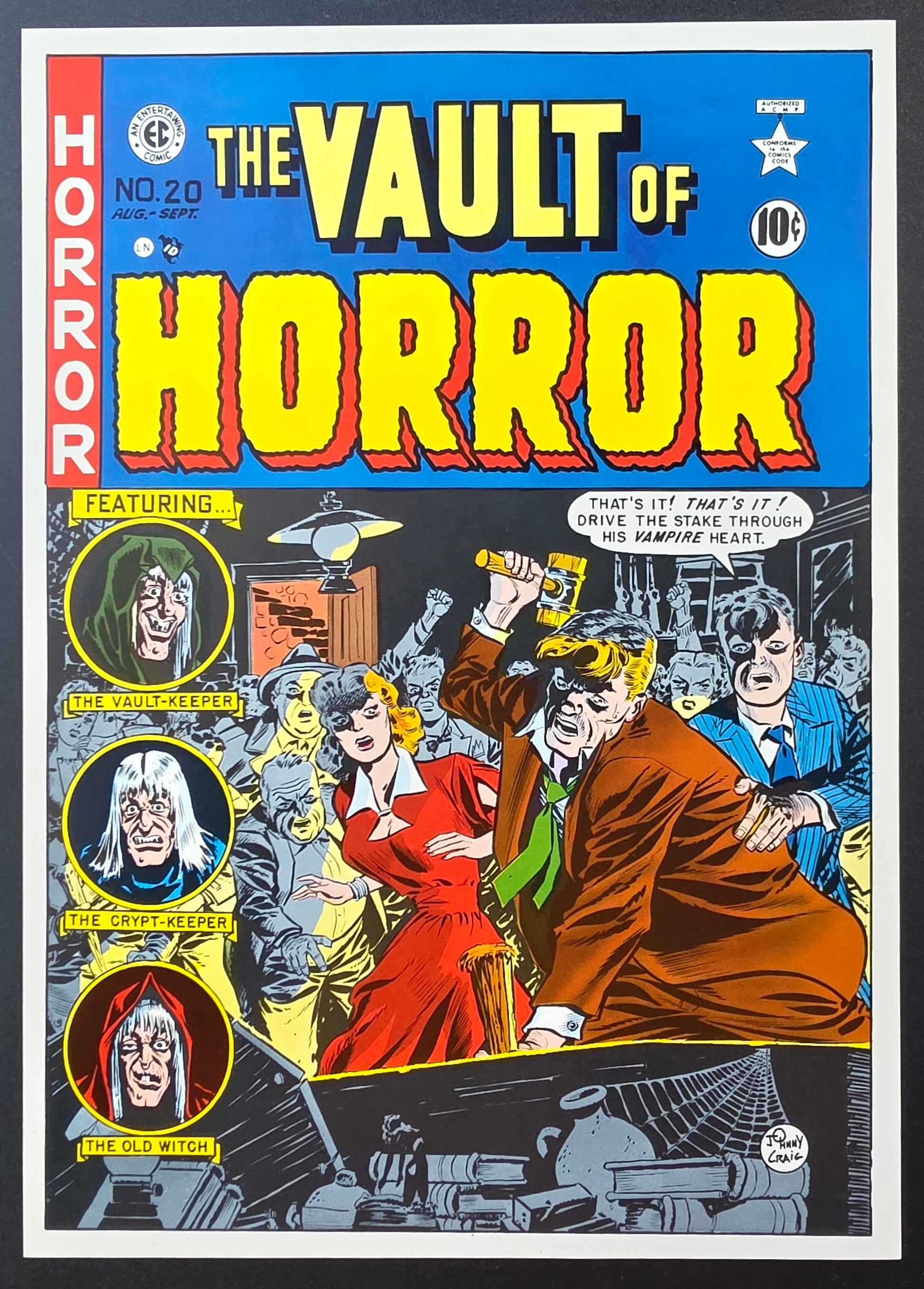 EC COMICS VAULT OF HORROR #20 PRINT EC Comics EC Comics