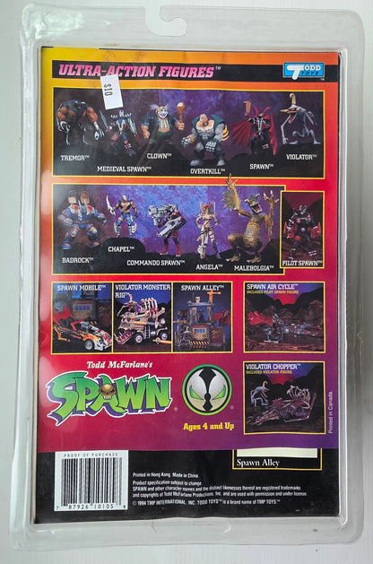 MCFARLANE TOYS SPAWN CLOWN HEAD TURNS INTO VIOLATOR MONSTER HEAD WITH COMIC BOOK Spawn Todd Toys
