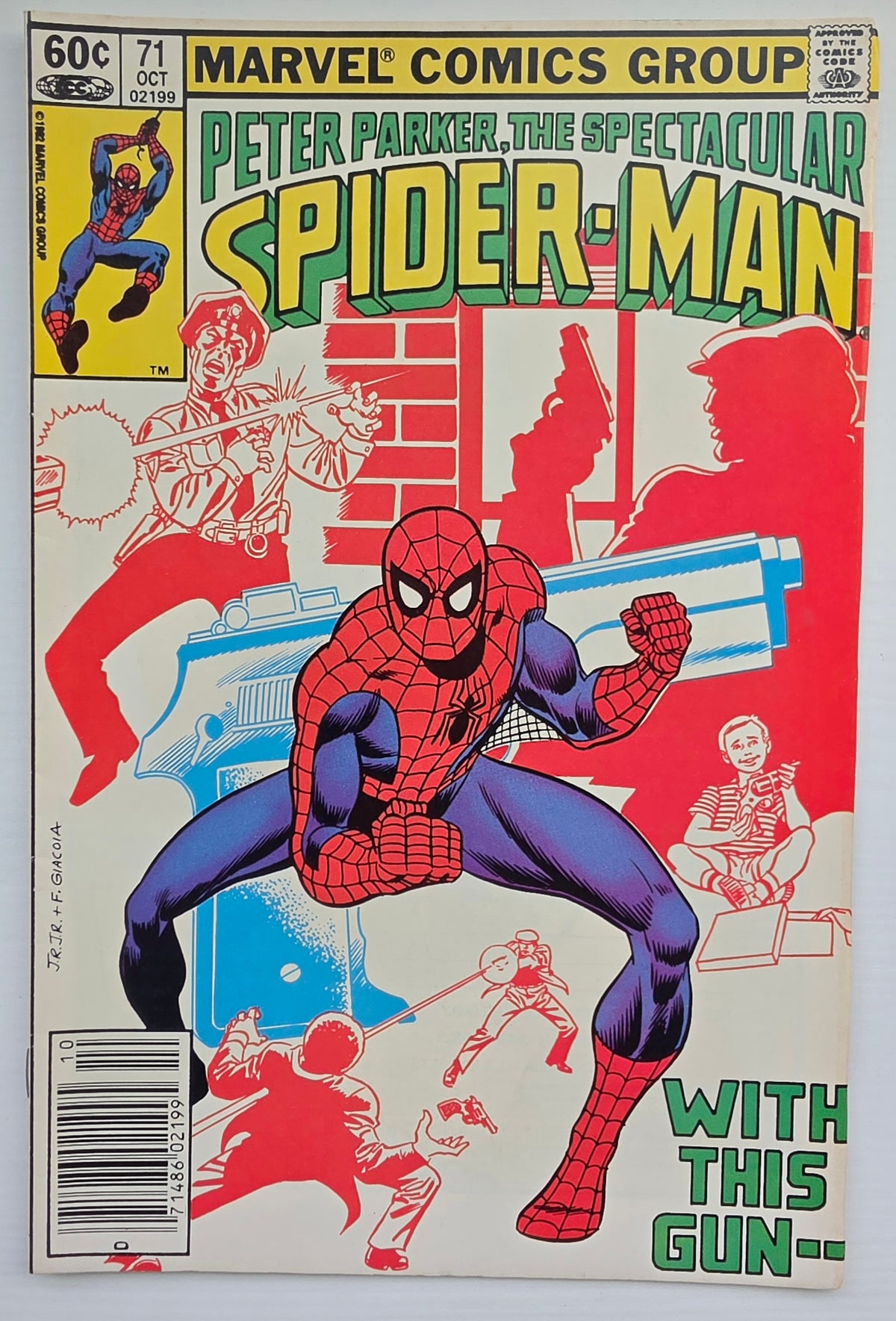 PETER PARKER SPECTACULAR SPIDER-MAN #71 1982 NEWSSTAND Spider-Man MARVEL COMICS