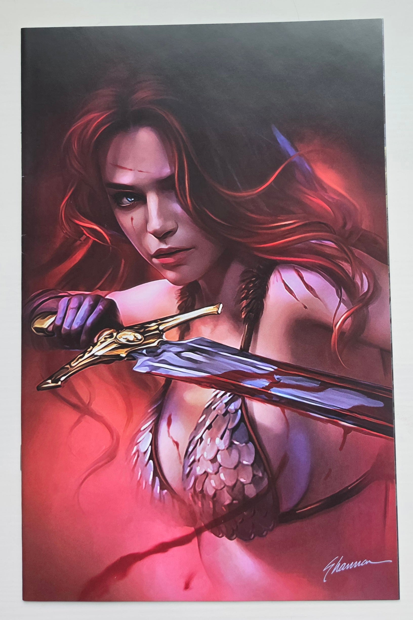 RED SONJA 2023 #1 MAER 1:100 VIRGIN VARIANT [AUCTION] MARVEL COMICS