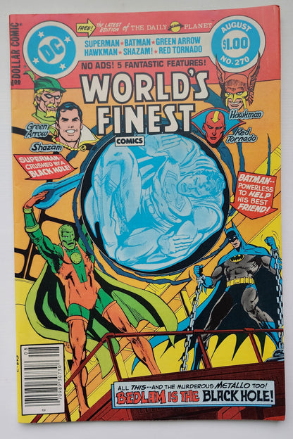 WORLDS FINEST #270 1981 NEWSSTAND Worlds Finest DC Comics